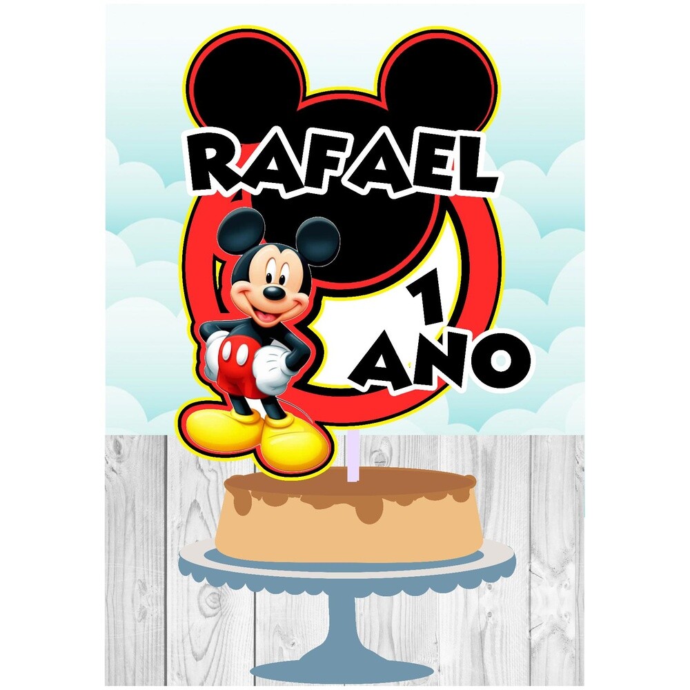 Topo de Bolo Mickey 31