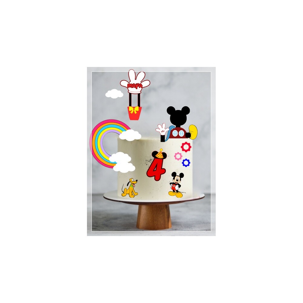 Topo de Bolo Mickey e Sua Turma 01