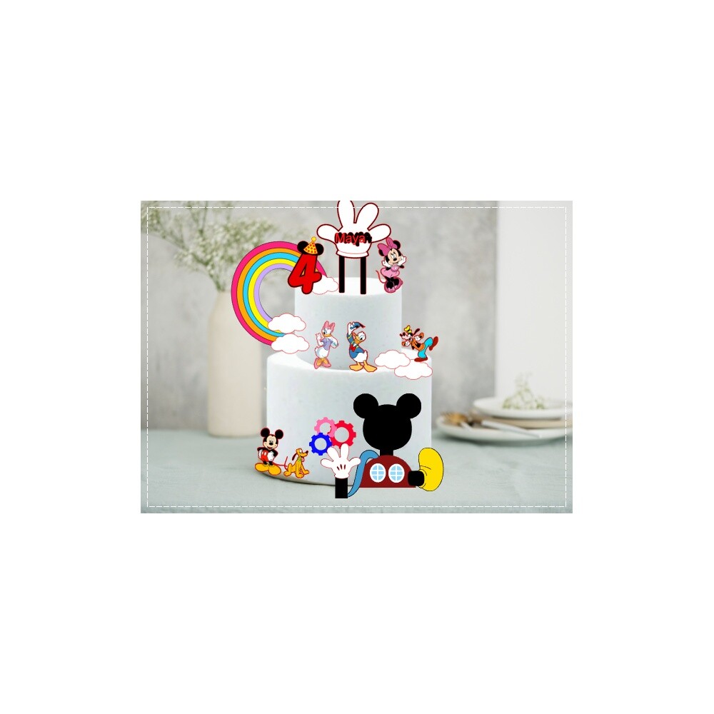 Topo de Bolo Mickey e Sua Turma 04