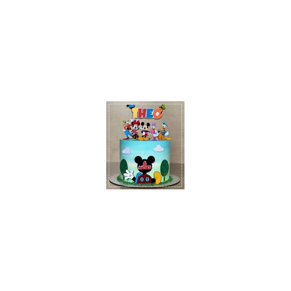 Topo de Bolo Mickey e Sua Turma 07