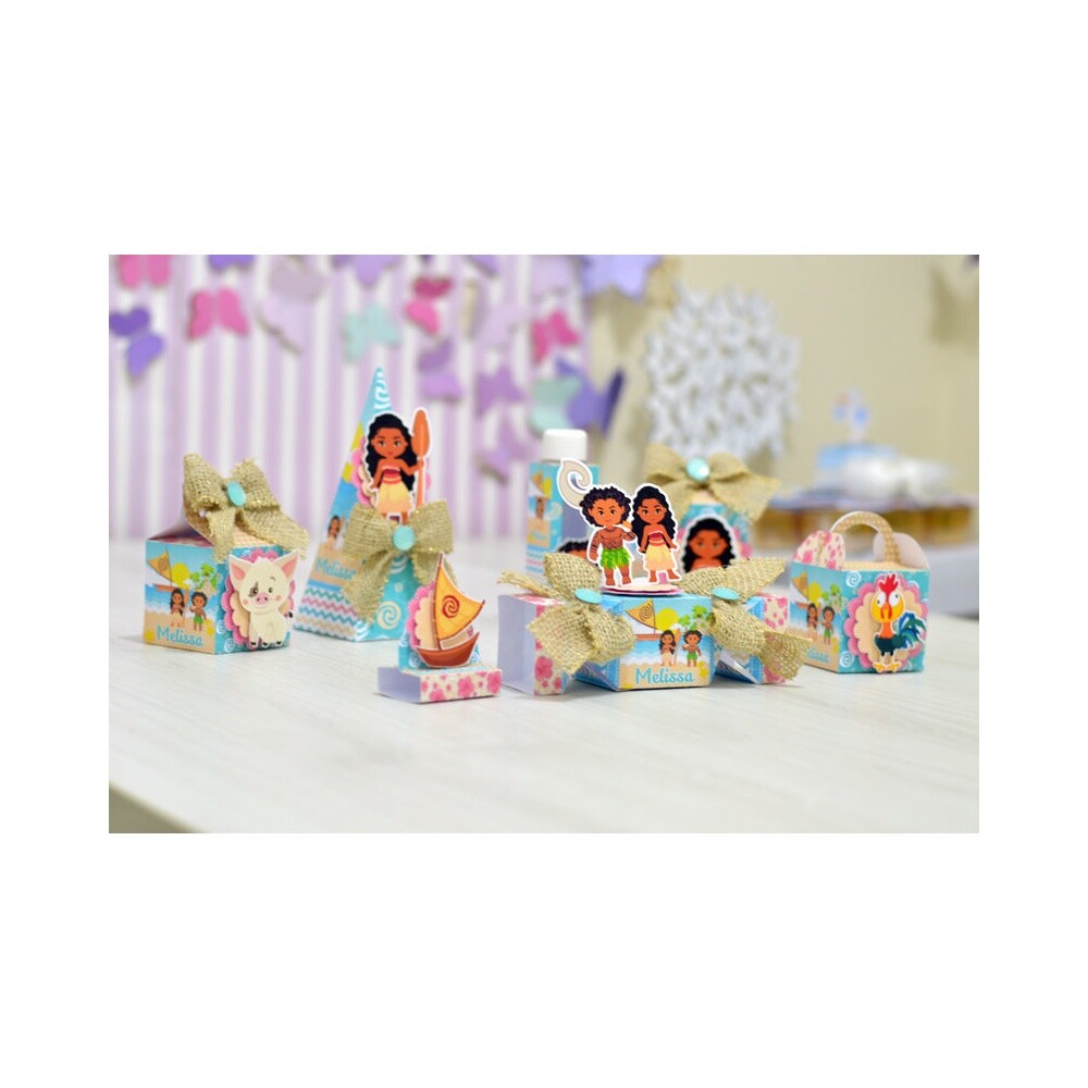 Kit festas Moana 10 para imprimir