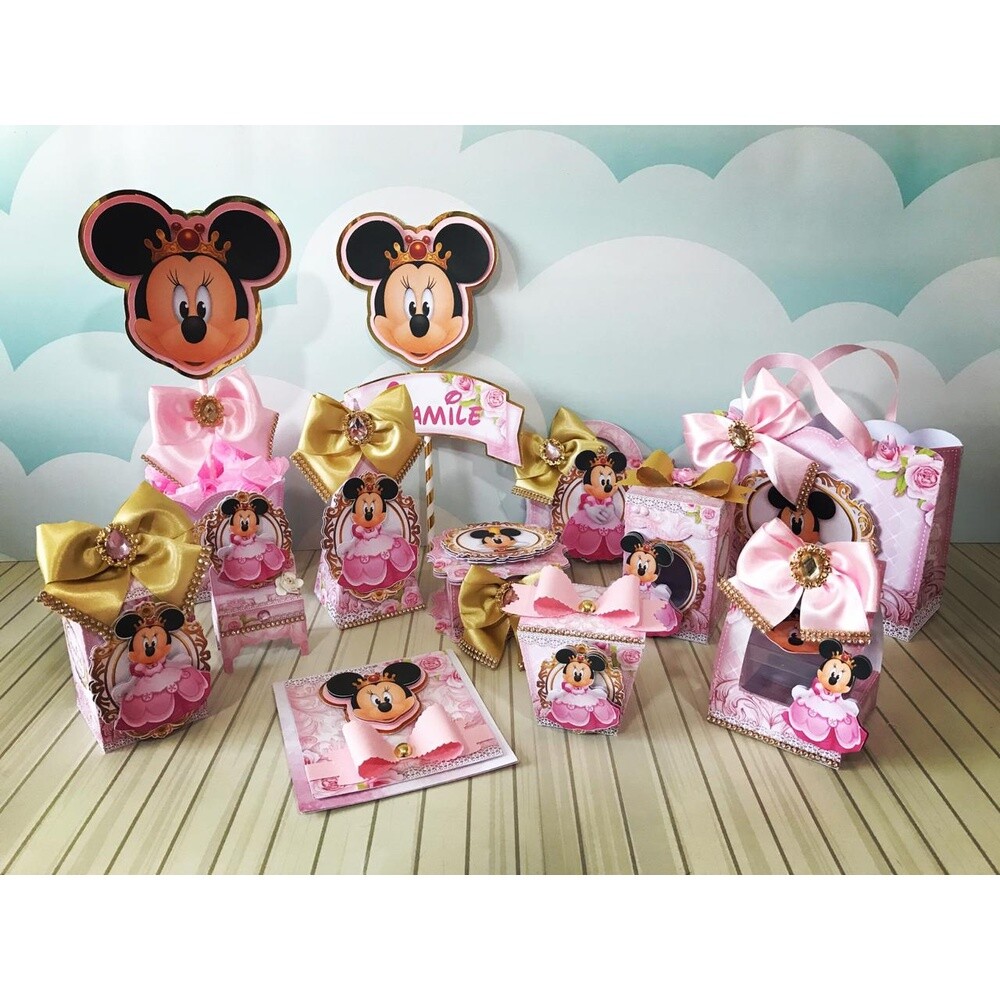 Kit festas Minnie 11 para imprimir