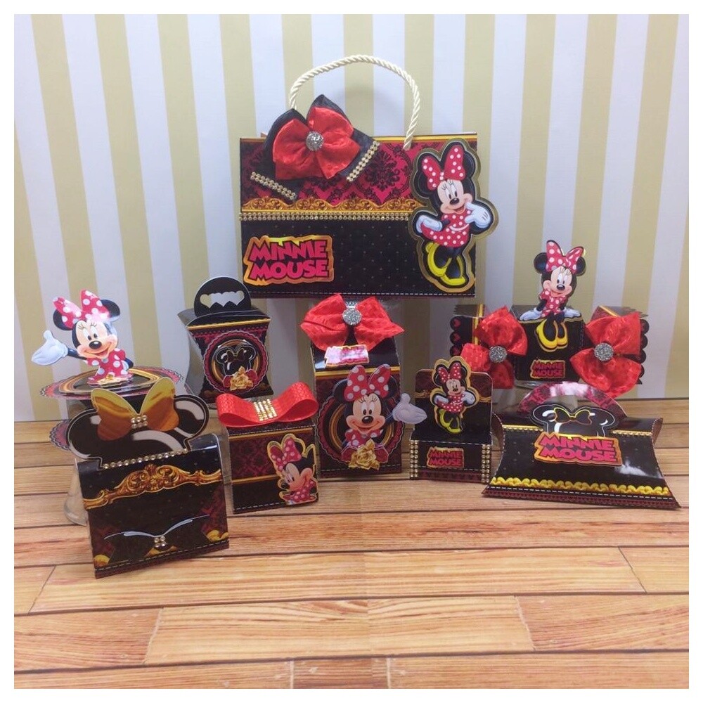 Kit festas Minnie 13 para imprimir