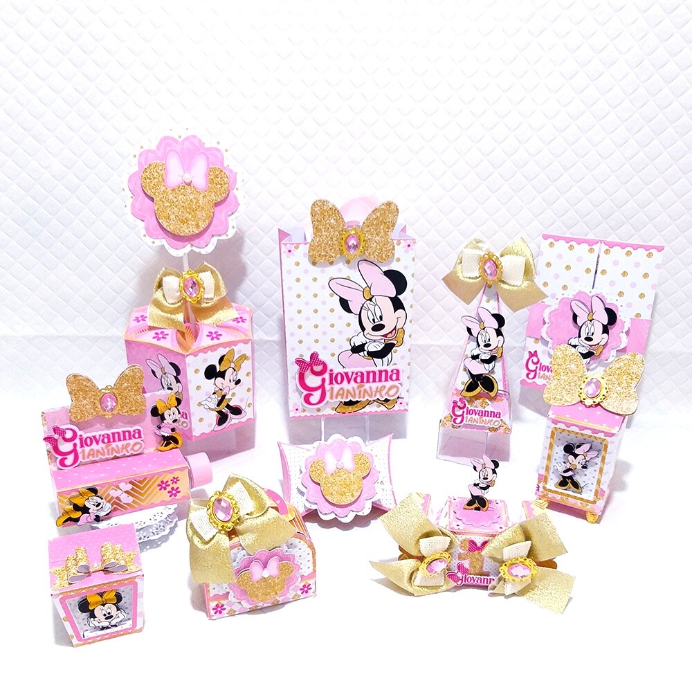 Kit festas Minnie 17 para imprimir