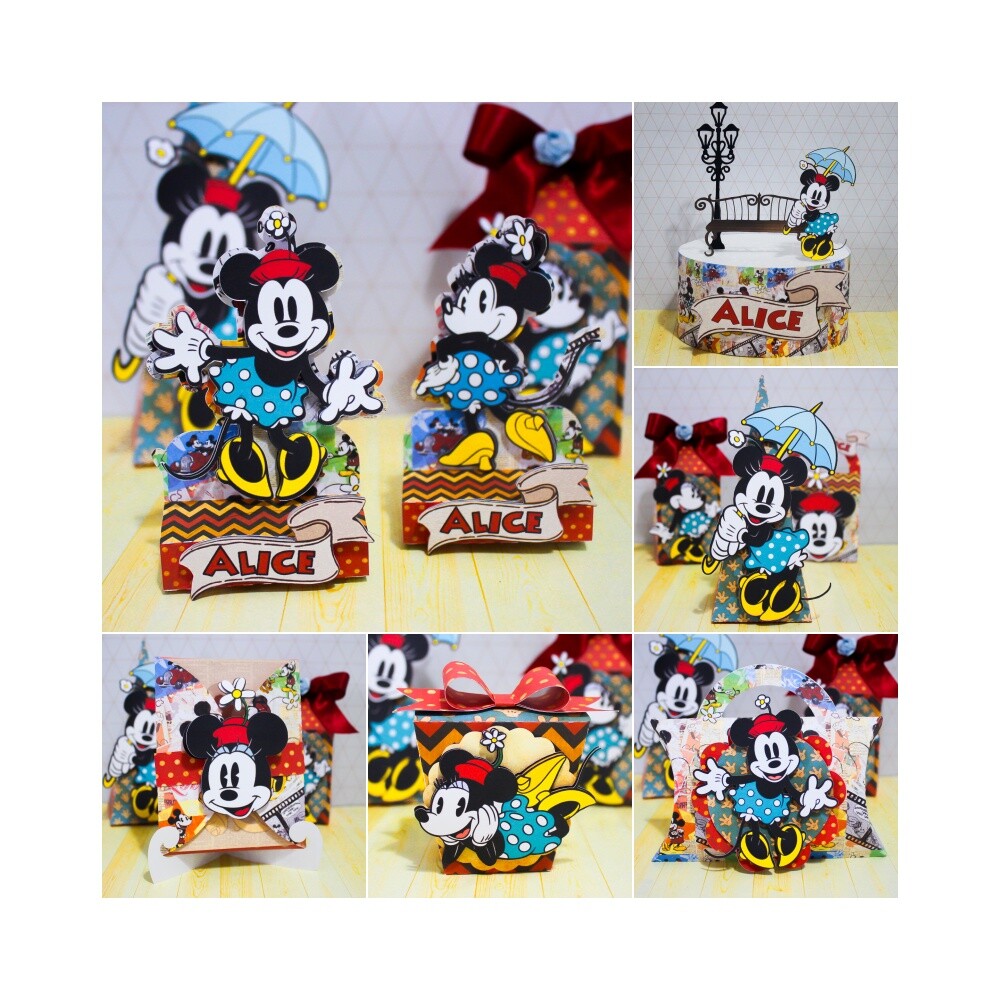 Kit festas Minnie 30 para imprimir