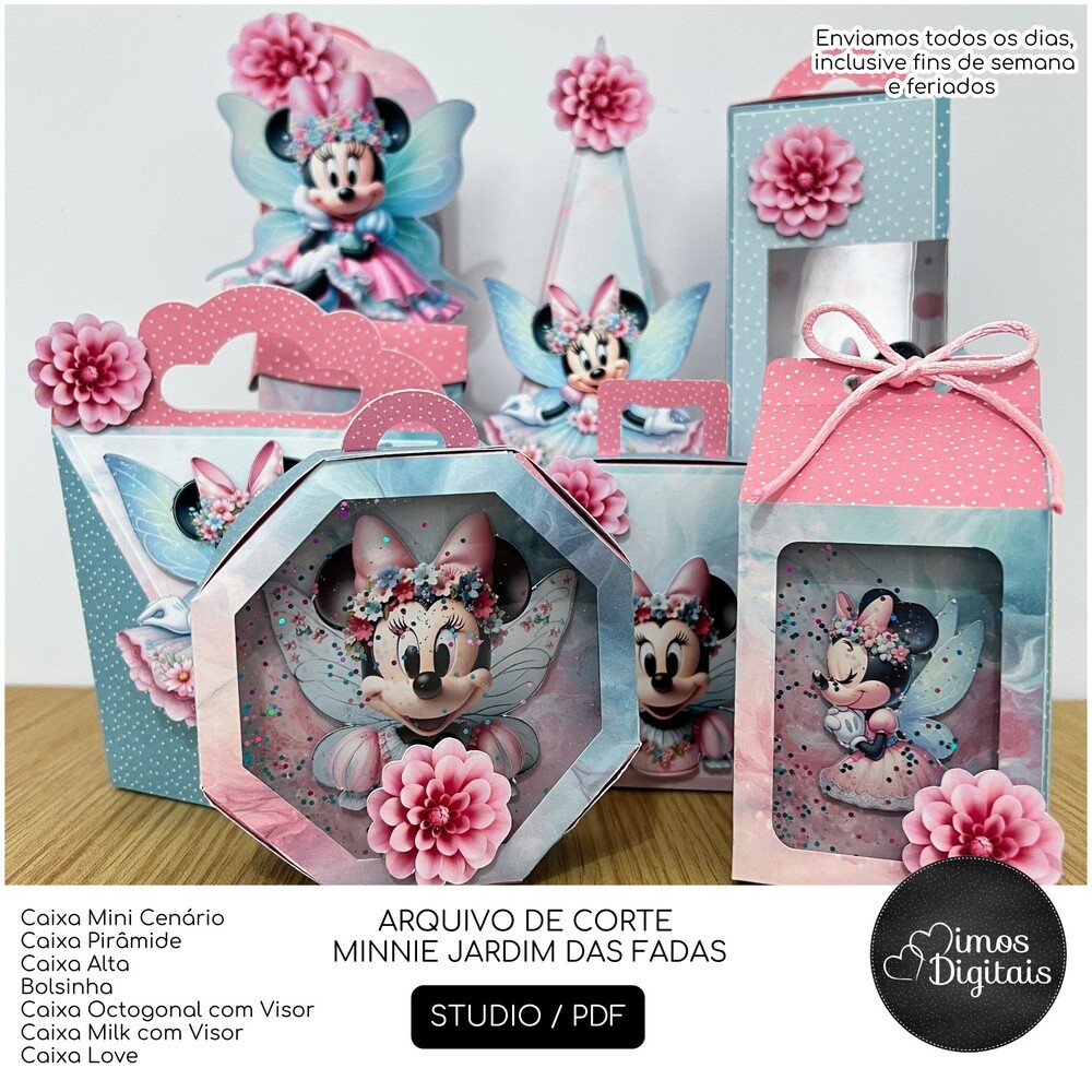 Kit festas Minnie 60 para imprimir