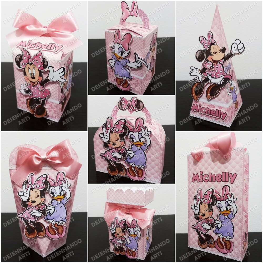 Kit festas Minnie e Margarida 02 para imprimir