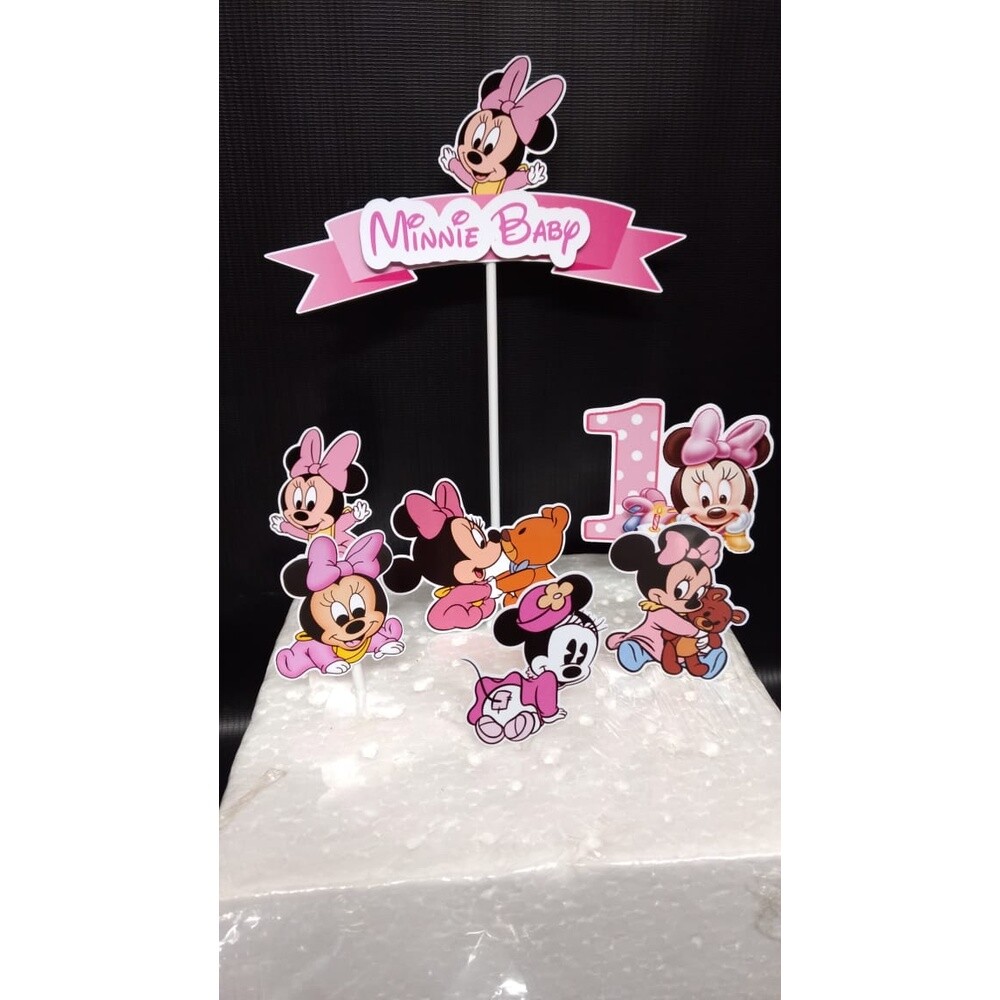 Topo de Bolo Minnie Baby 03