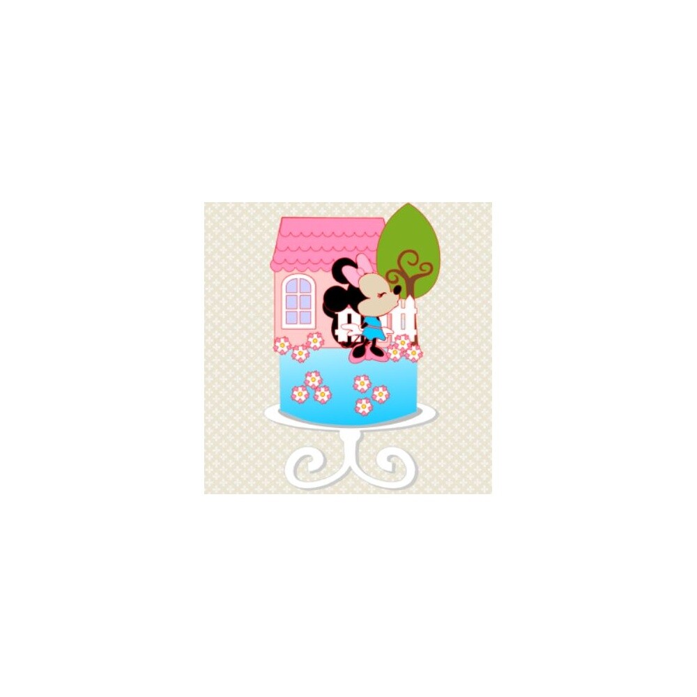 Topo de Bolo Minnie Rosa 10