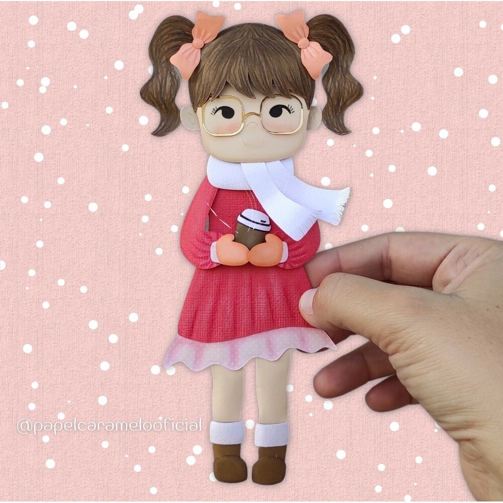 Topo de Bolo Menina 25 Arquivo digital