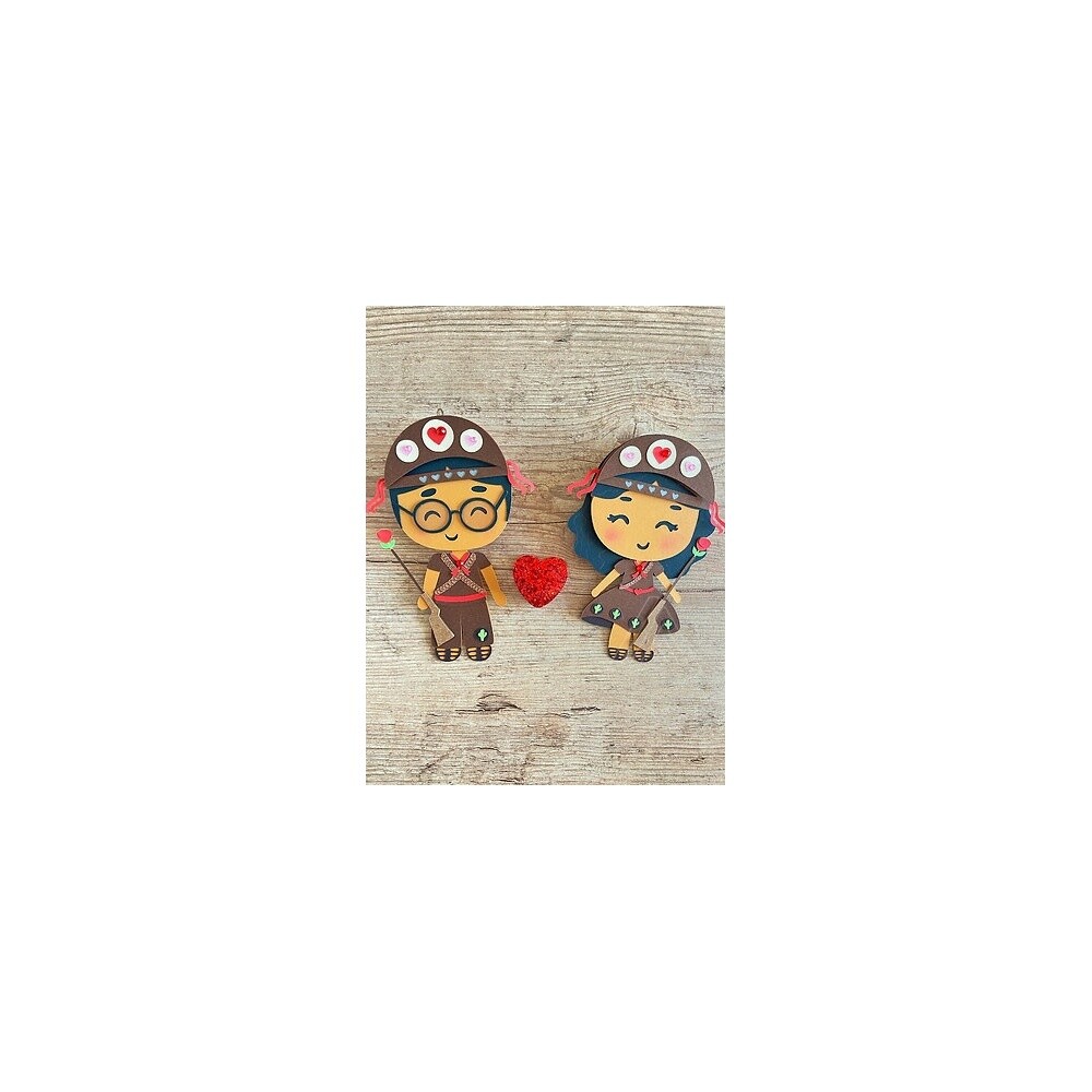 Topo de Bolo Lampião e Maria Bonita 01