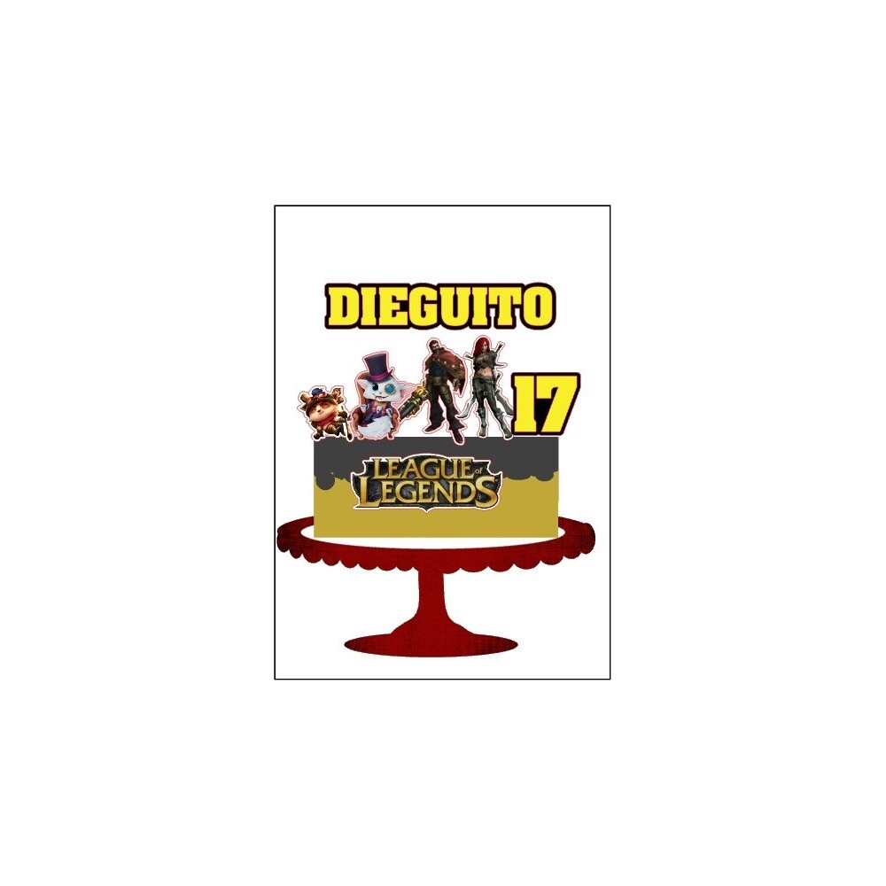 Topo de Bolo League of Legends 02