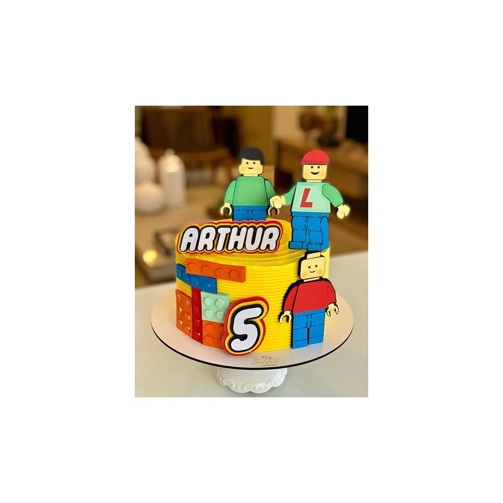 Topo de Bolo Lego 03