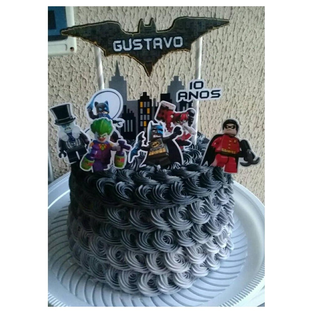 Topo de Bolo Lego 08