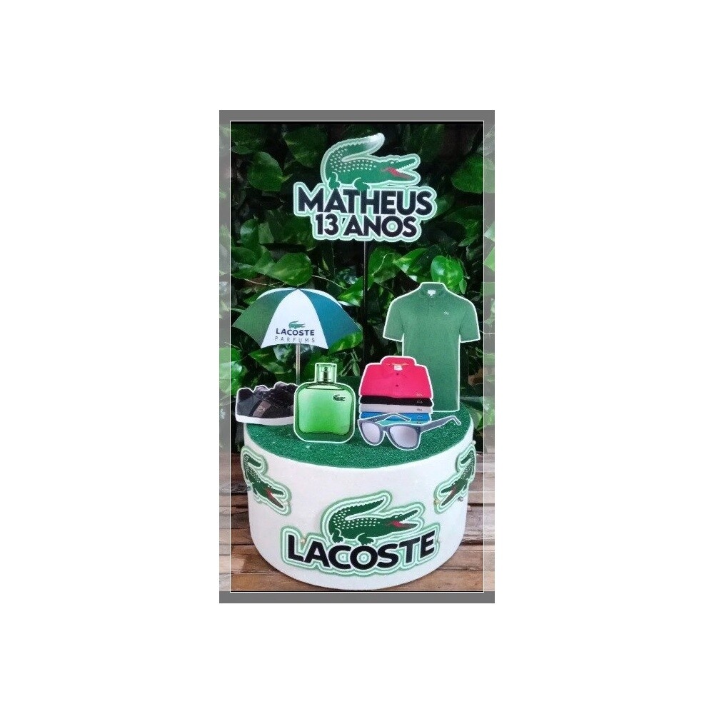 Topo de Bolo Lacoste 03