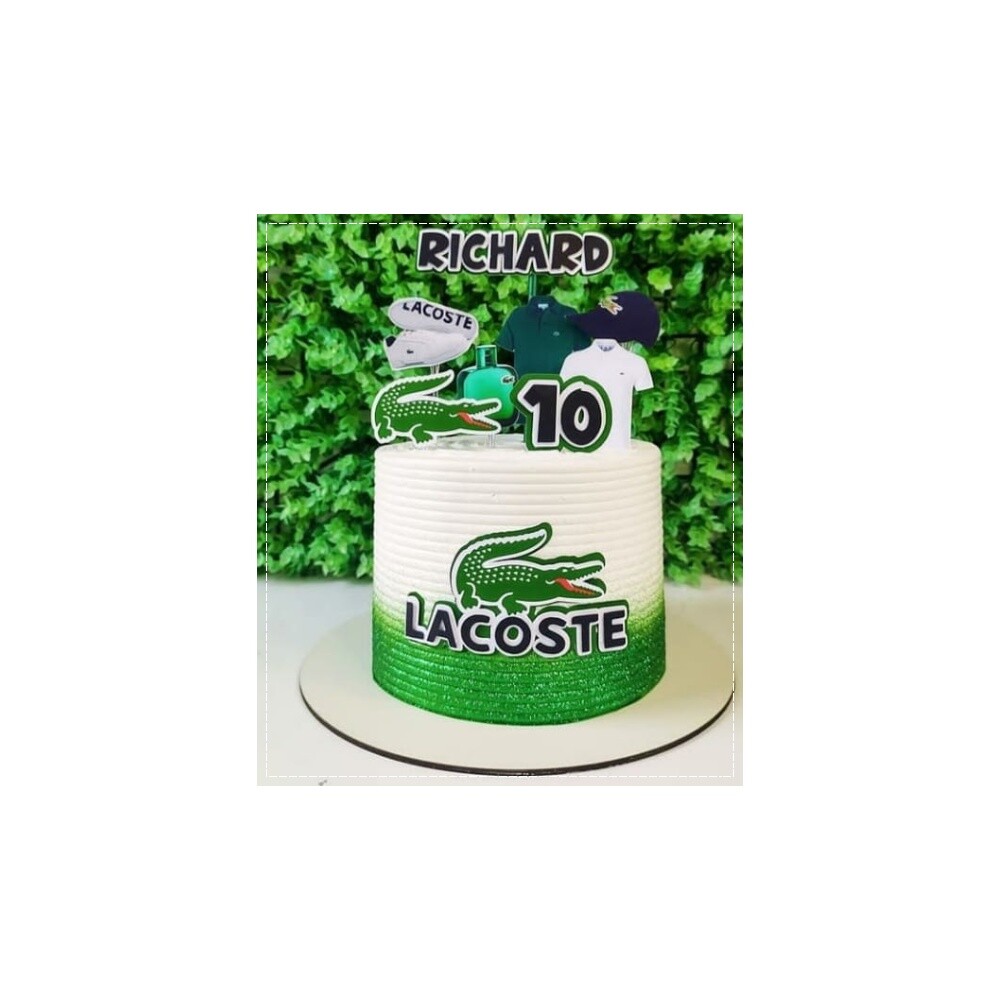 Topo de Bolo Lacoste 04