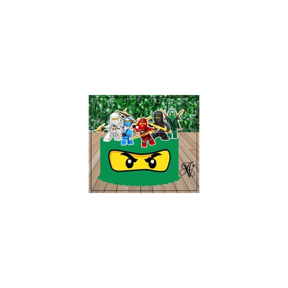 Topo de Bolo Lego Ninjago 01