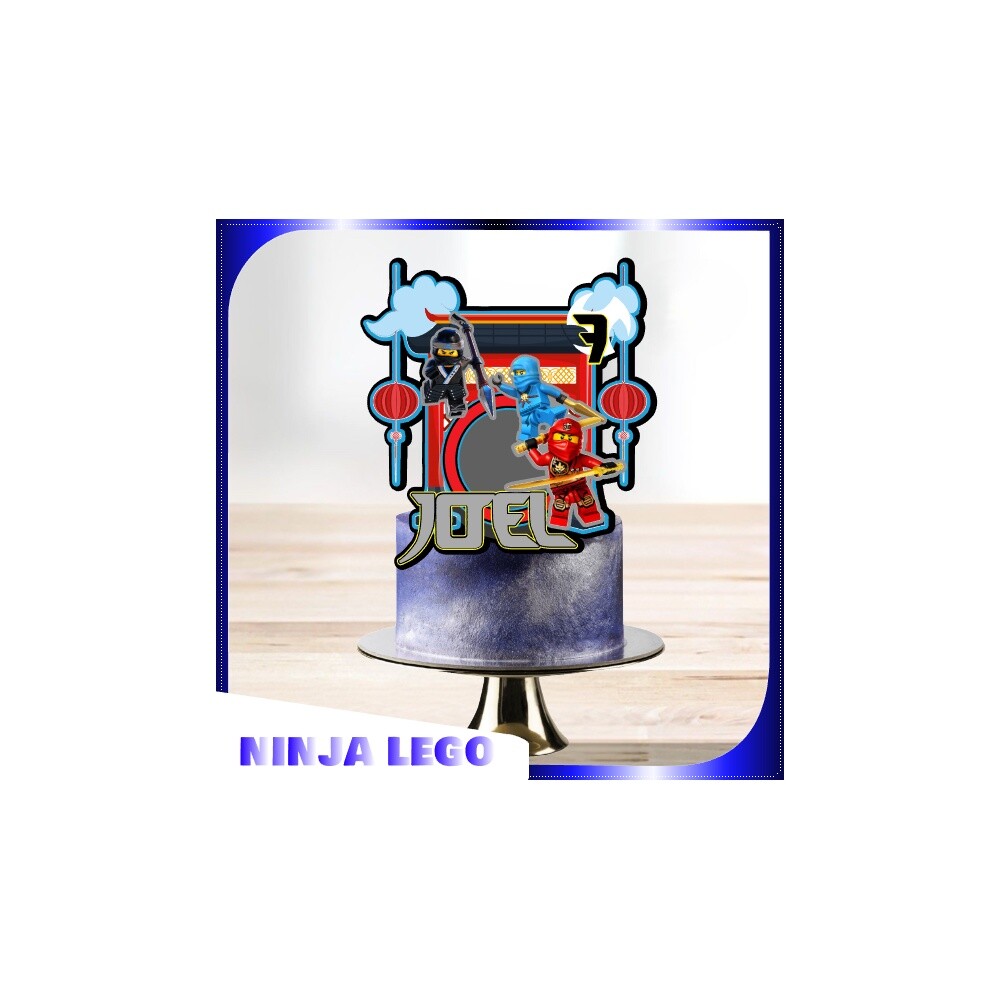 Topo de Bolo Lego Ninjago 03