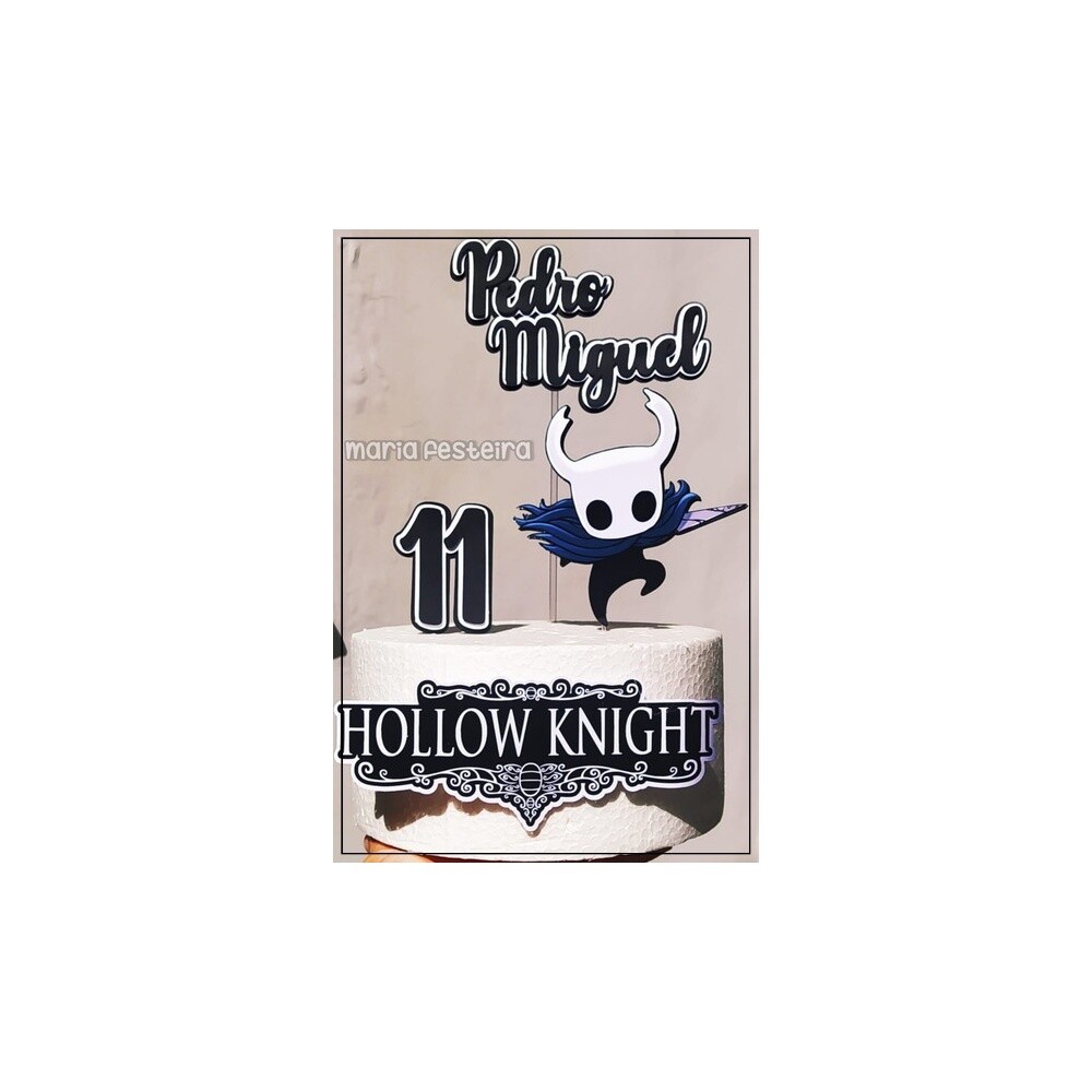 Topo de Bolo Hollow Knight para imprimir 01