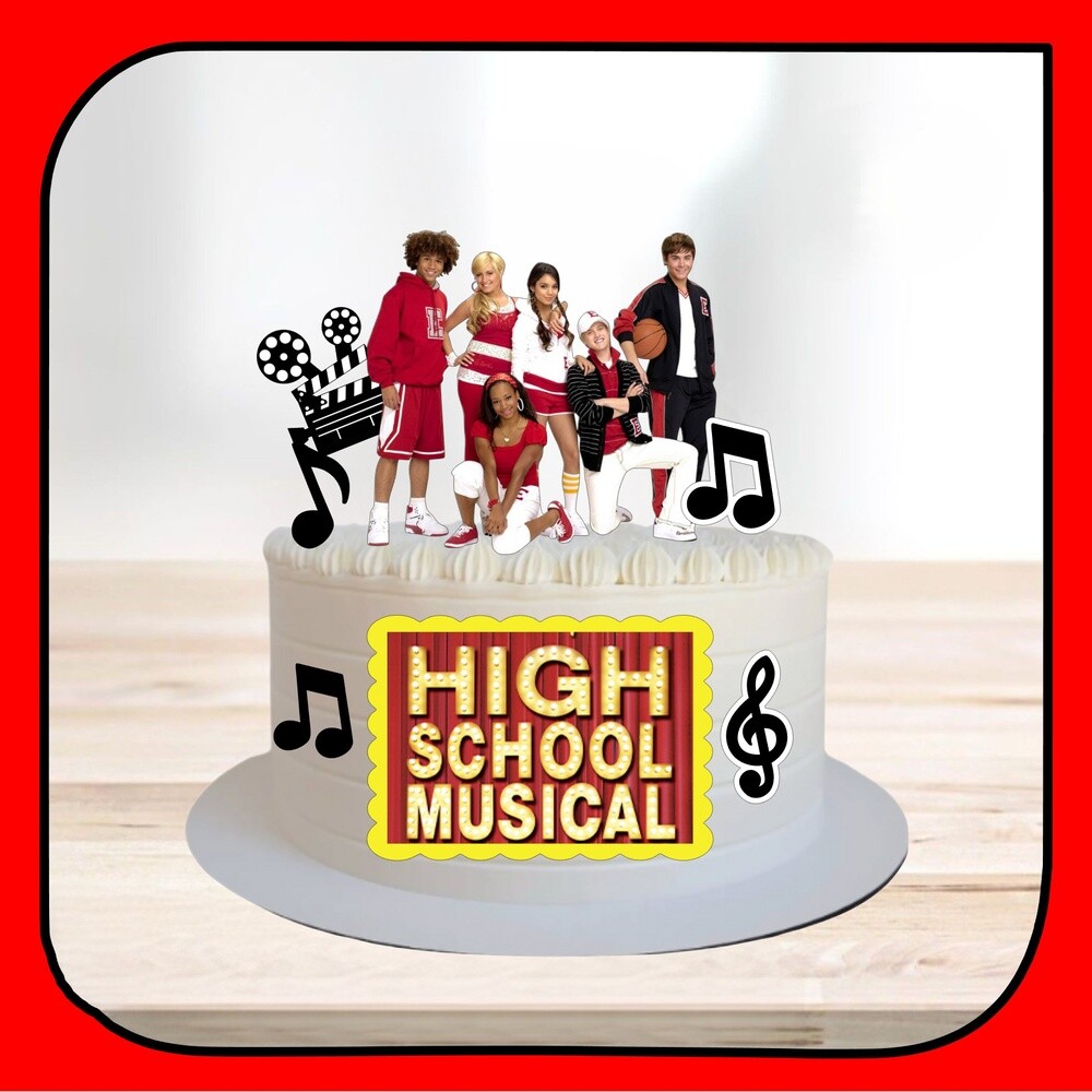 Topo de Bolo High School Musical para imprimir 02