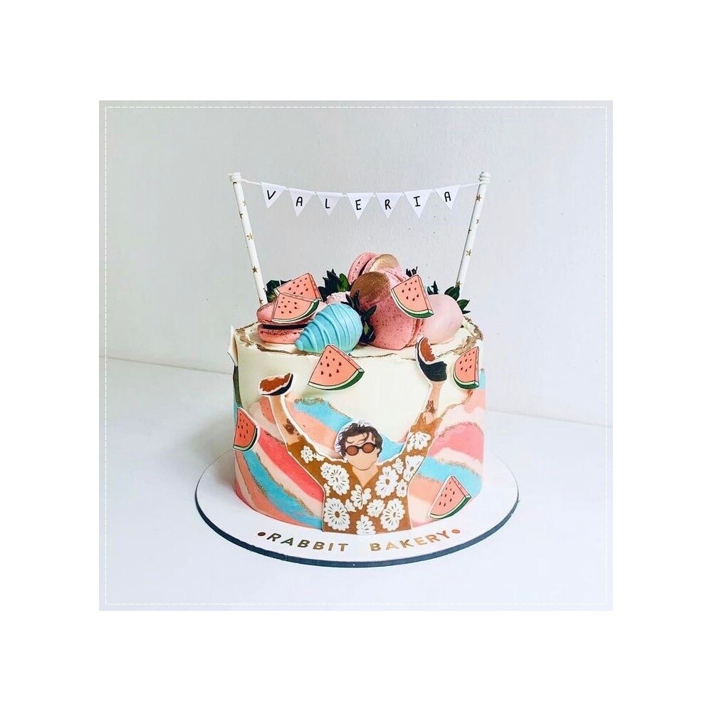 Topo de Bolo Harry Styles para imprimir 01