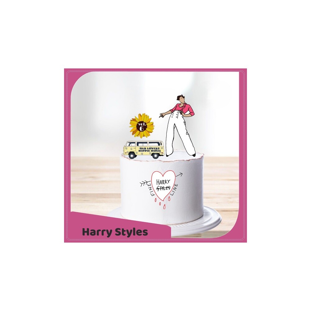 Topo de Bolo Harry Styles para imprimir 02