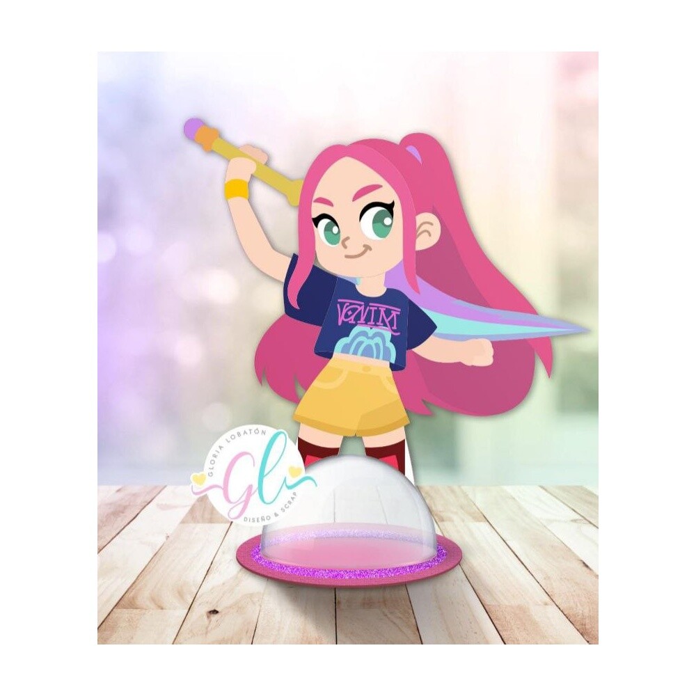 Arquivo de corte porta doce Huntrix MIRA kpop demon hunters 2