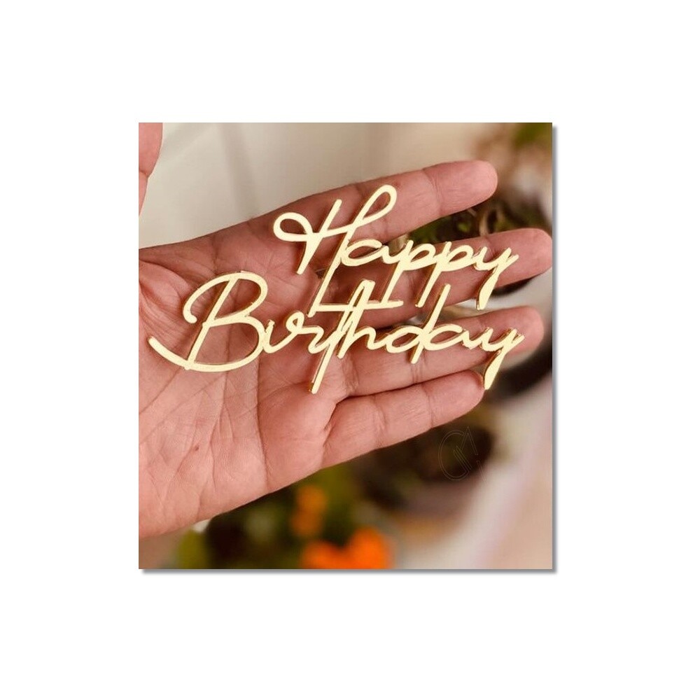 Topo de Bolo Happy Birthday 102   para imprimir