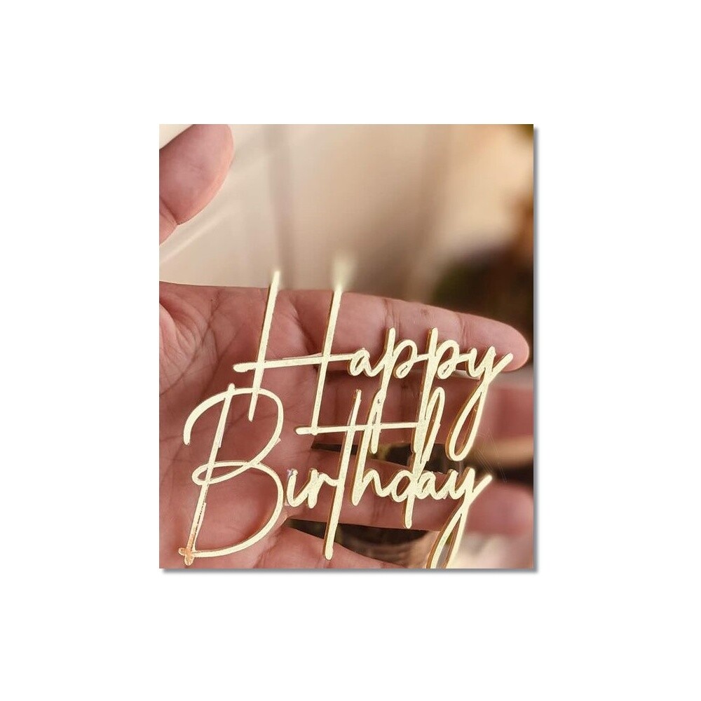 Topo de Bolo Happy Birthday 105   para imprimir