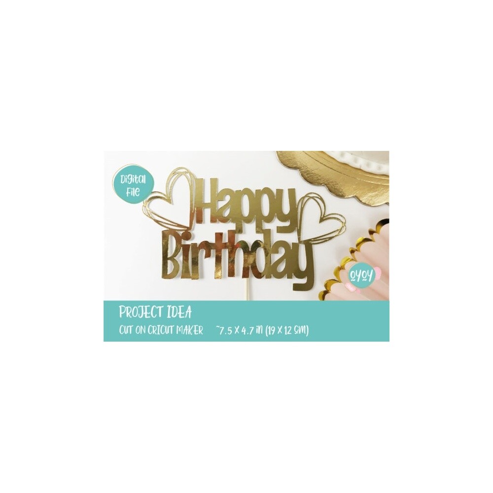 Topo de Bolo Happy Birthday 36   para imprimir