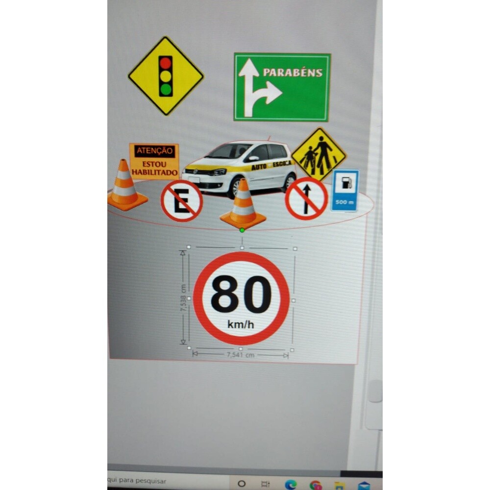 Topo de Bolo Habilitação 03 para imprimir