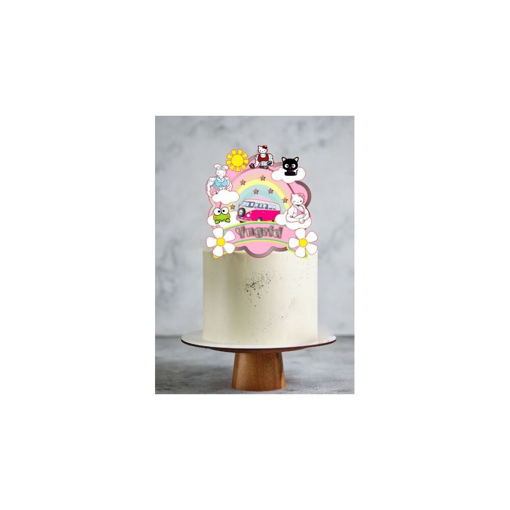 Topo de Bolo Hello Kitty para imprimir 05
