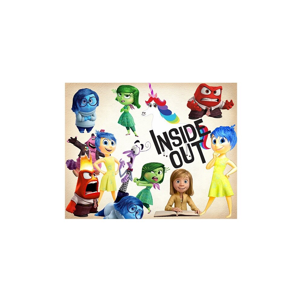 Elementos Divertida Mente PNG Personagens para Imprimir