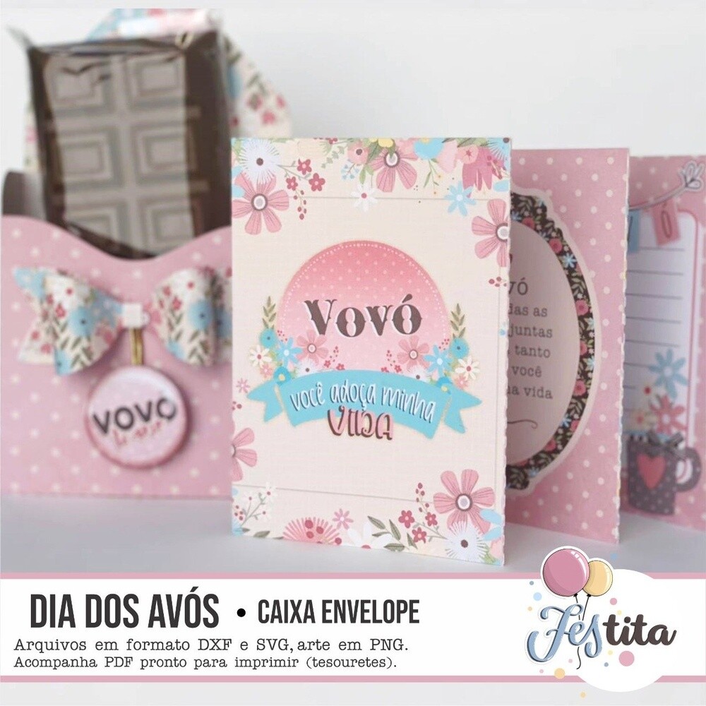 Festita - Caixa Envelope Avós