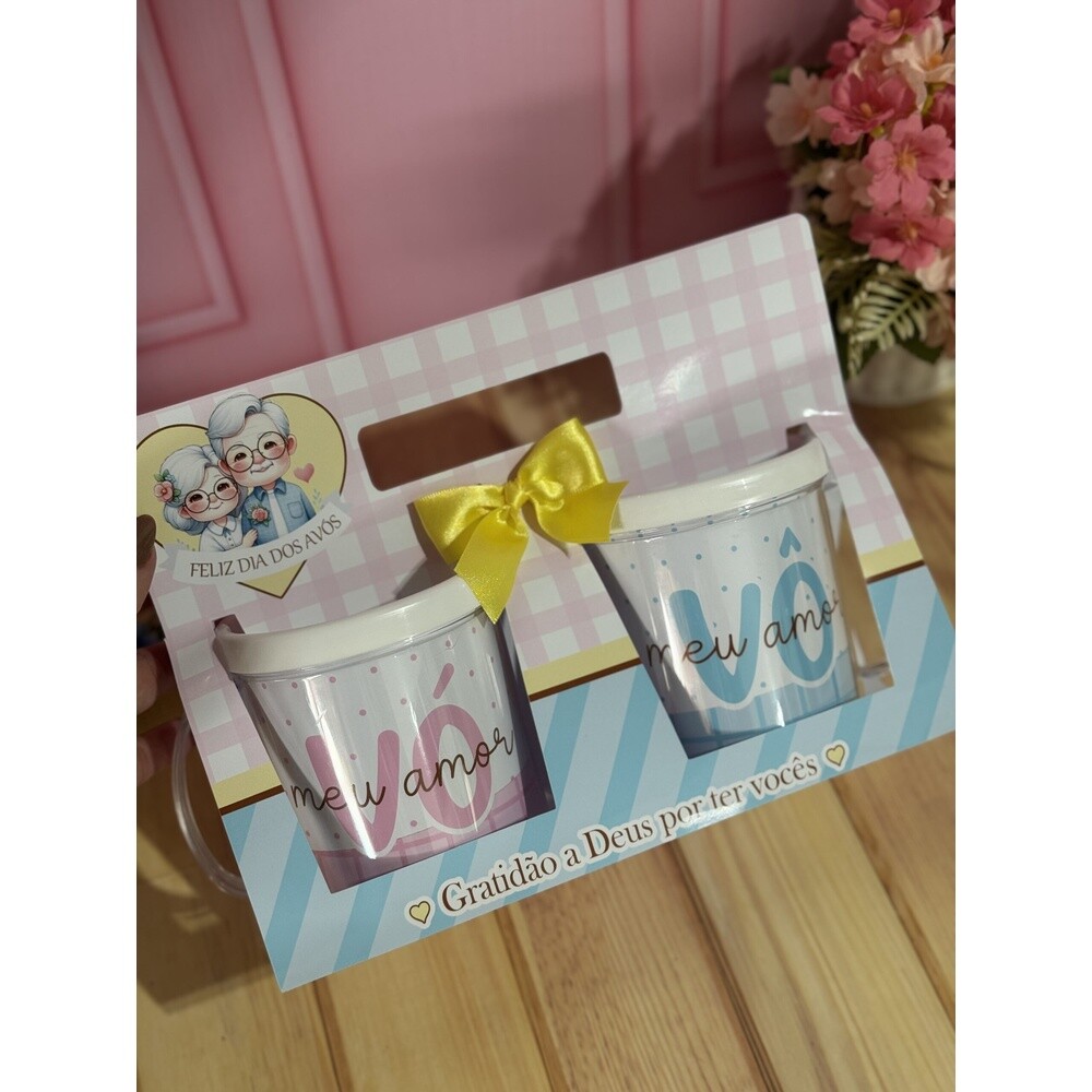 CANECA ACRÍLICA COM CINTA