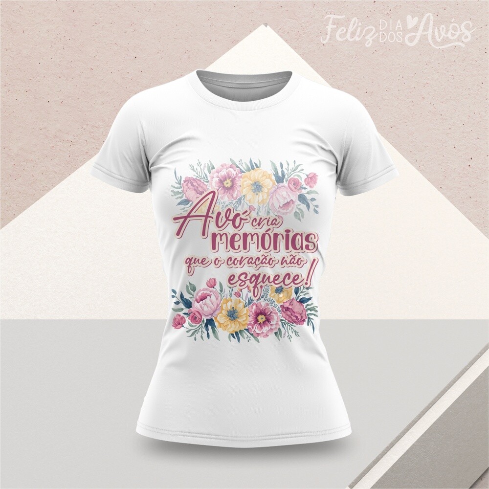 Vintage - Kit 5 Camisetas Sem foto Avós