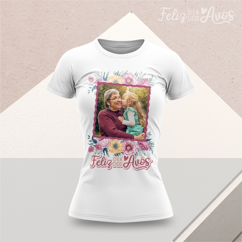 Vintage - Kit 6 Camisetas Com foto Avós 2023
