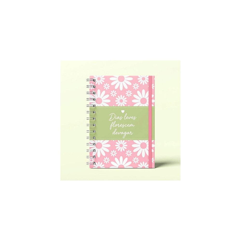 Kit Digital Caderno a5 floral vida leve