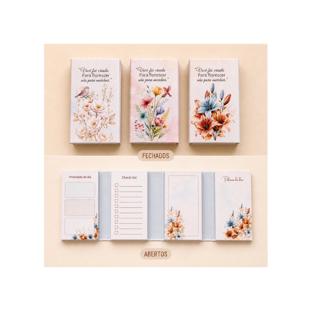 Coleção Mini Planner Jardim