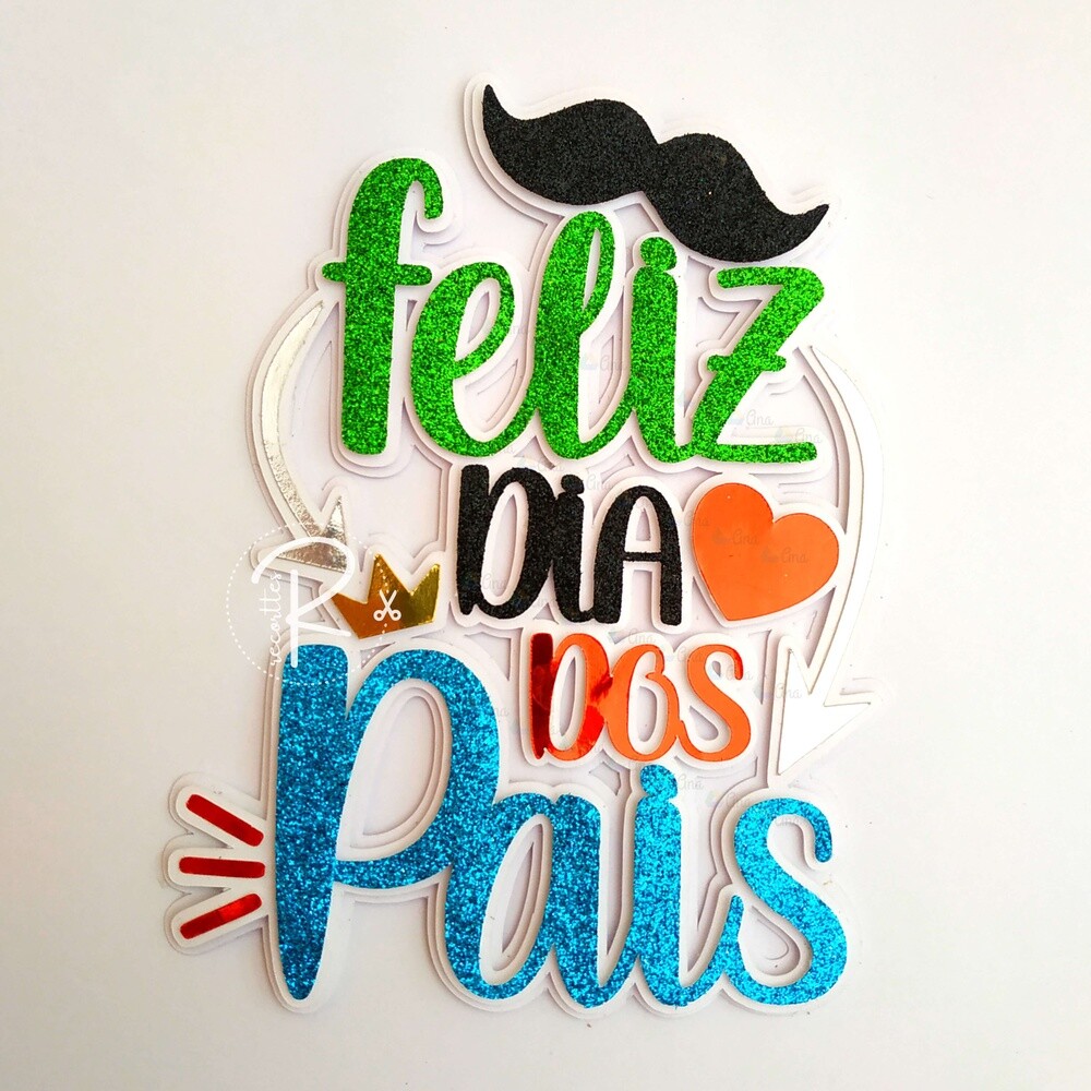 Feliz dia dos Pais Bigode