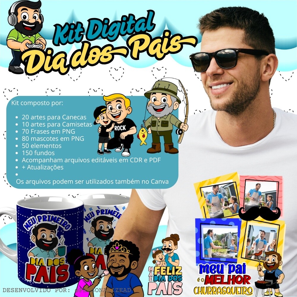 Kit Digital Dia dos Pais 2025