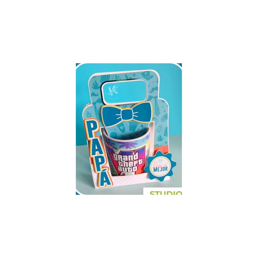 CAJA PORTA TAZAS - KOSMOSCREATIVO