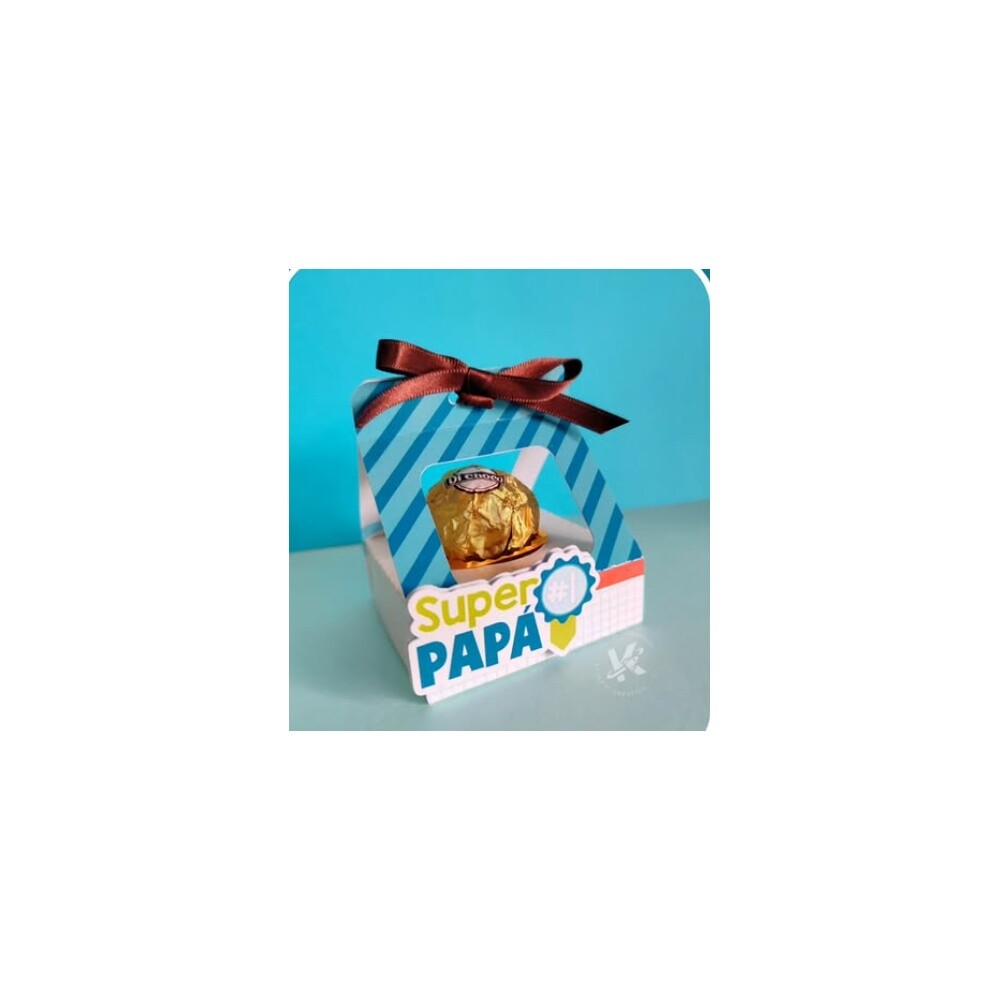 MINI CAJITA PARA FERRERO - KOSMOSCREATIVO