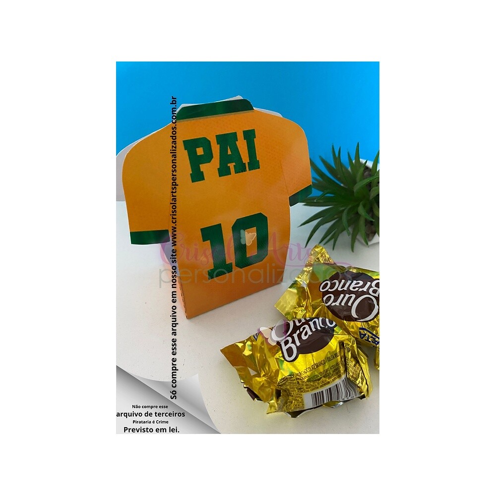 Card Camisa 10 Brasil Dia dos Pais