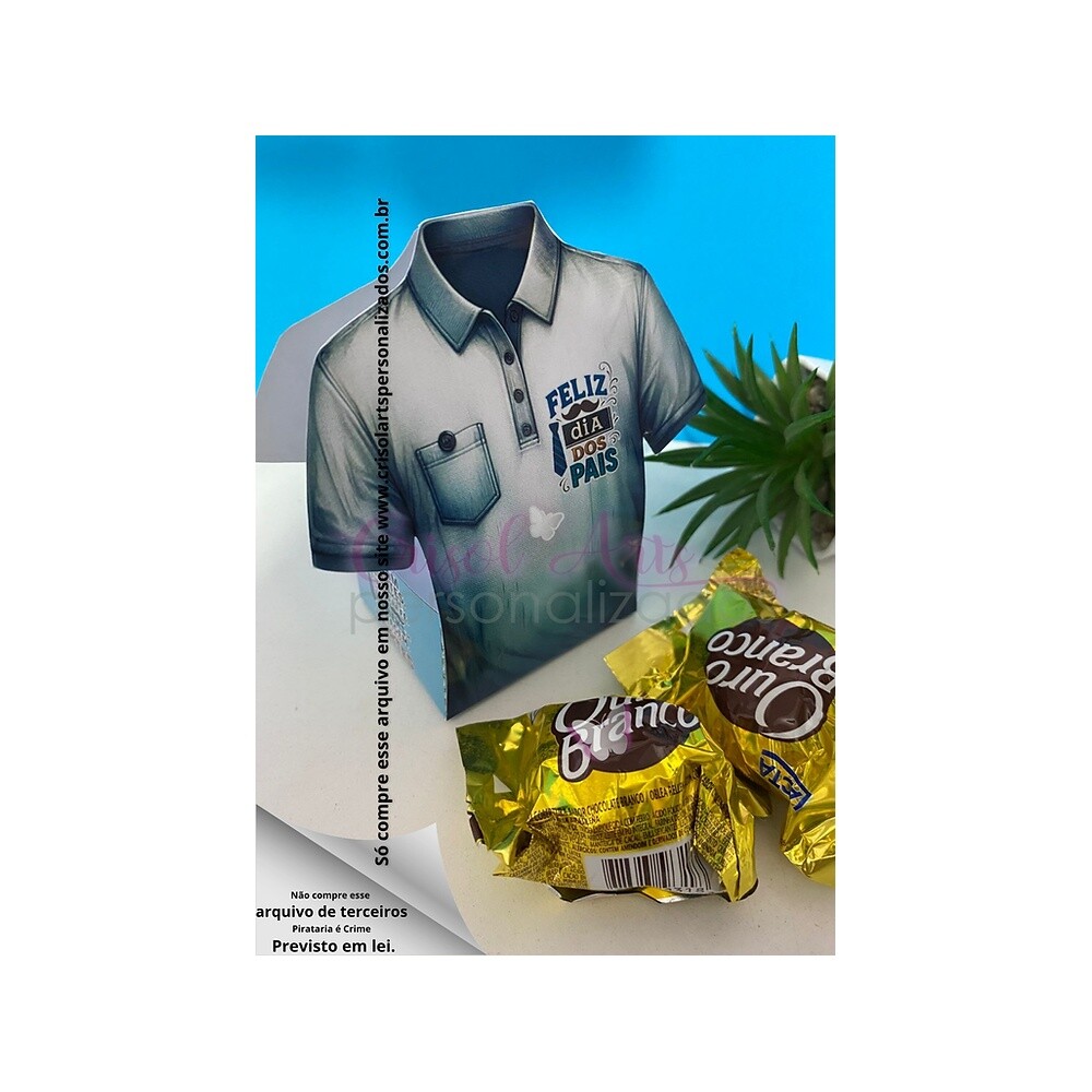 Card Camisa Polo Dia dos Pais