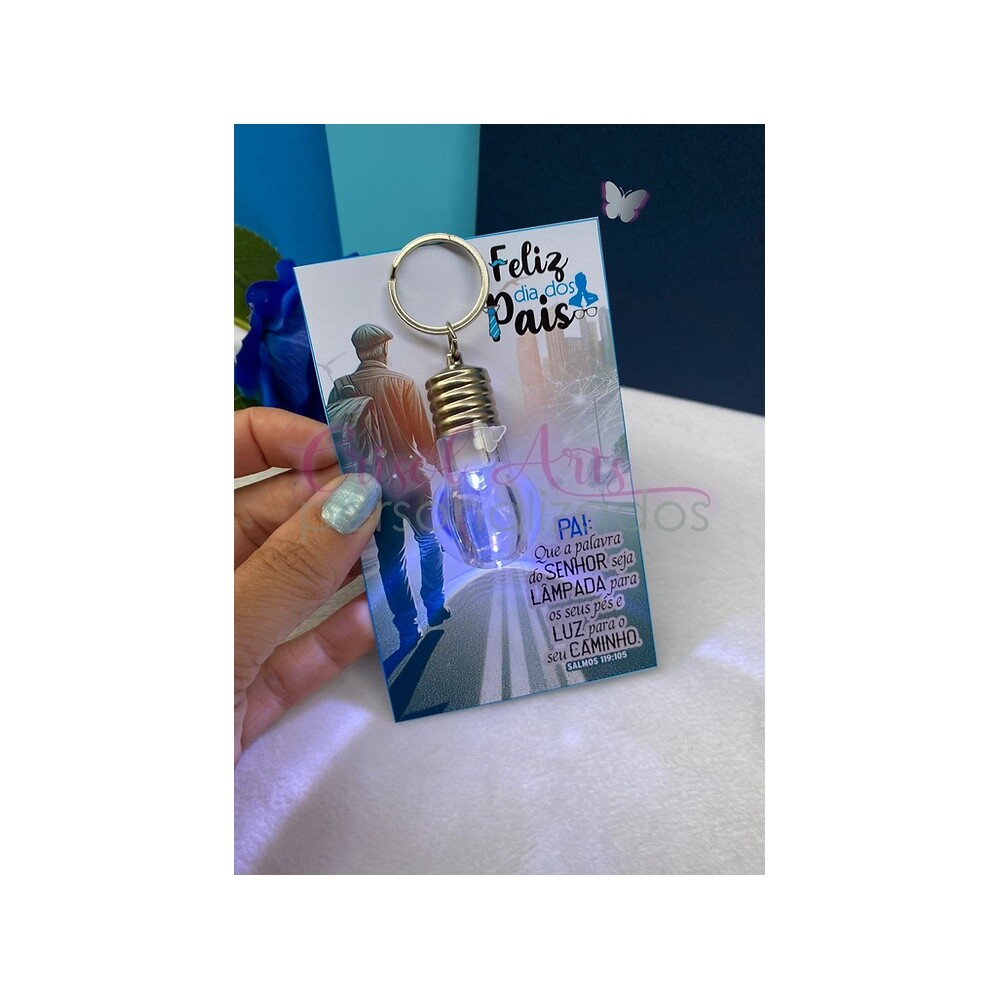 Card para chaveiro Lâmpada