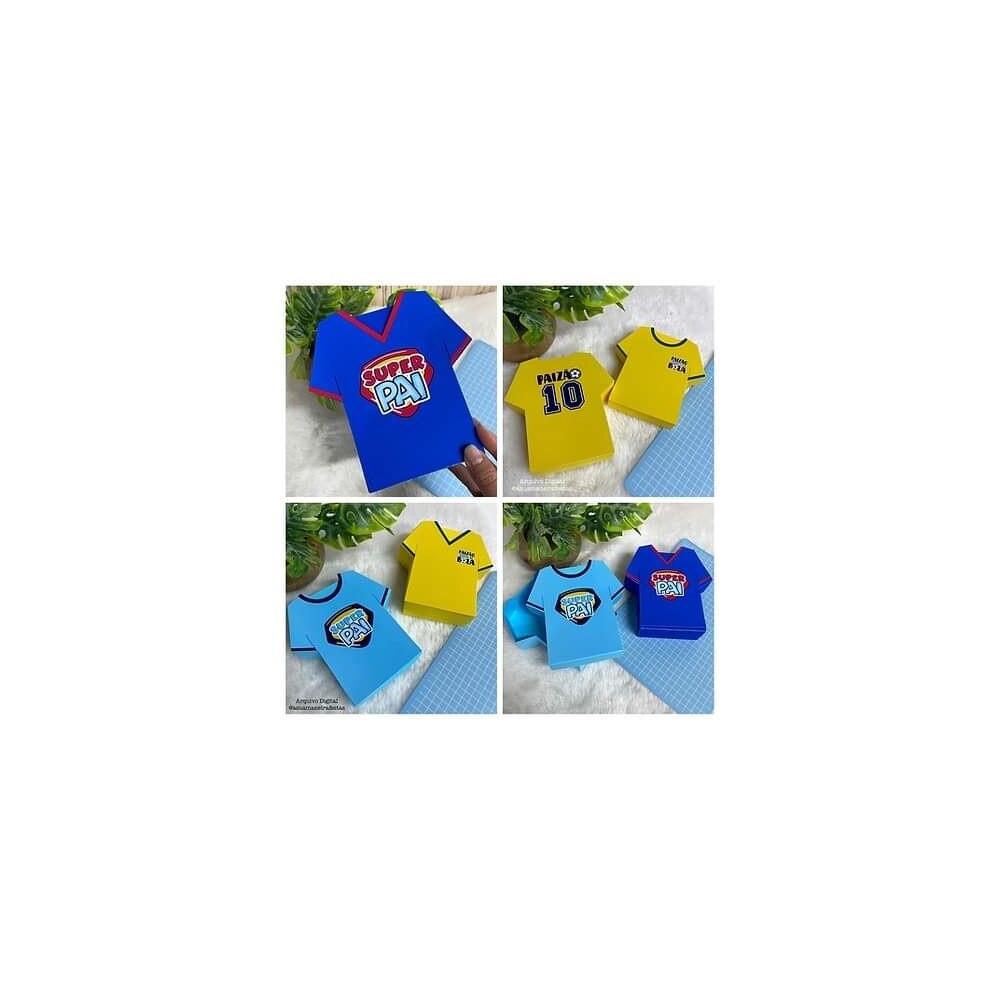 MOLDE CAIXA CAMISETA PAIS