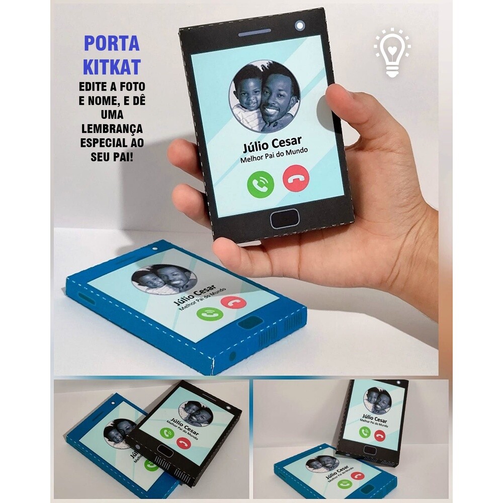 PORTA KITKAT DIA DOS PAIS (STUDIO E PDF)