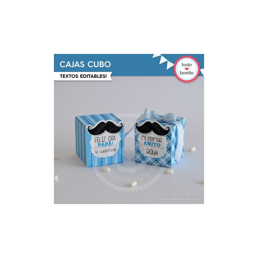 Bigotes- cajitas cubo TODO BONITO