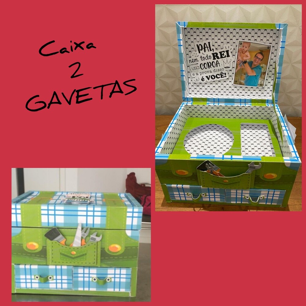 CAIXA 2 GAVETAS-PAIS